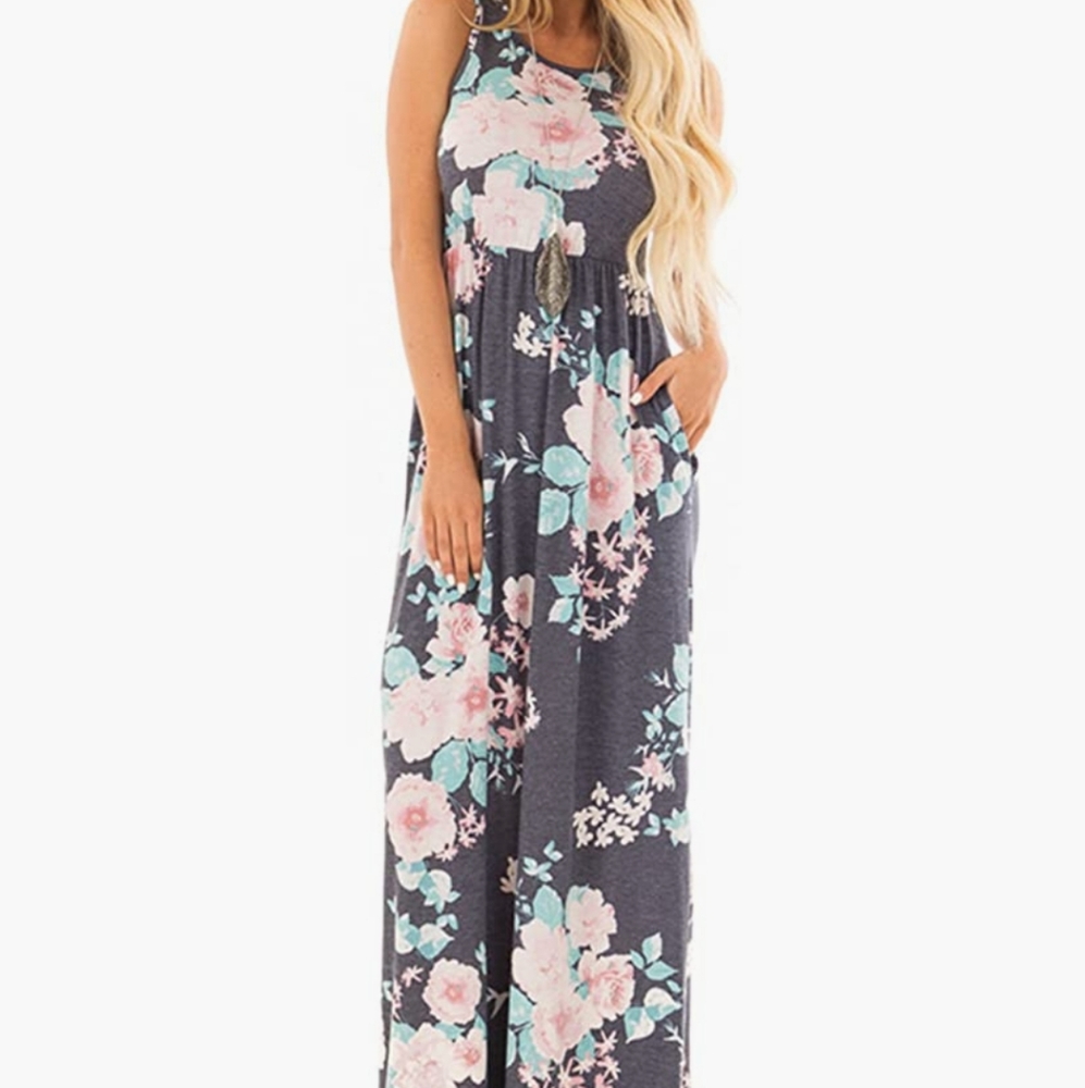 Womens Sleeveless Racerback Dress